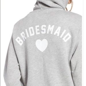 *NWT* Wildfox Bridesmaid Regan Zip Hoodie